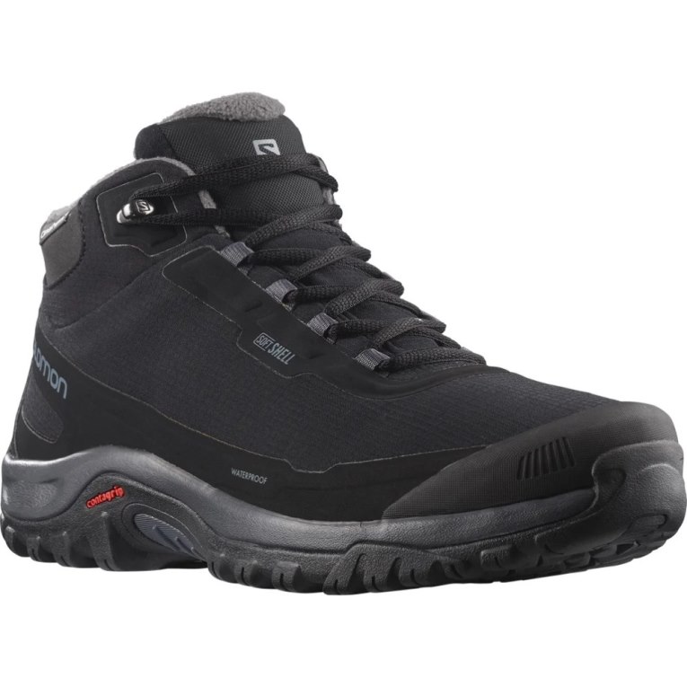 Botas de Inverno Salomon Shelter CSWP Masculino Pretas | PT A32946